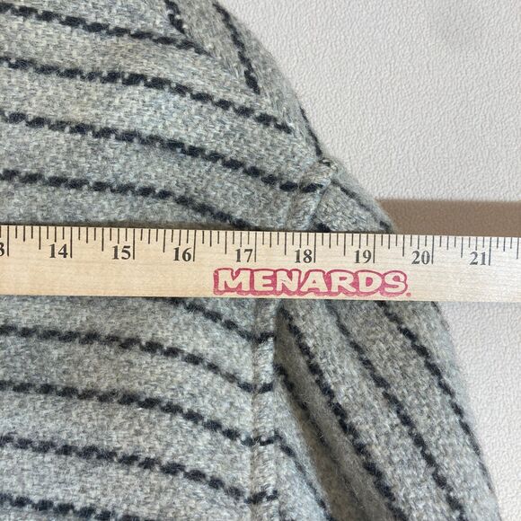 Samband of Iceland Wool Jacket Sz Large Vertical Stripe Zip Up Collar Vintage‎ - Picture 11 of 11